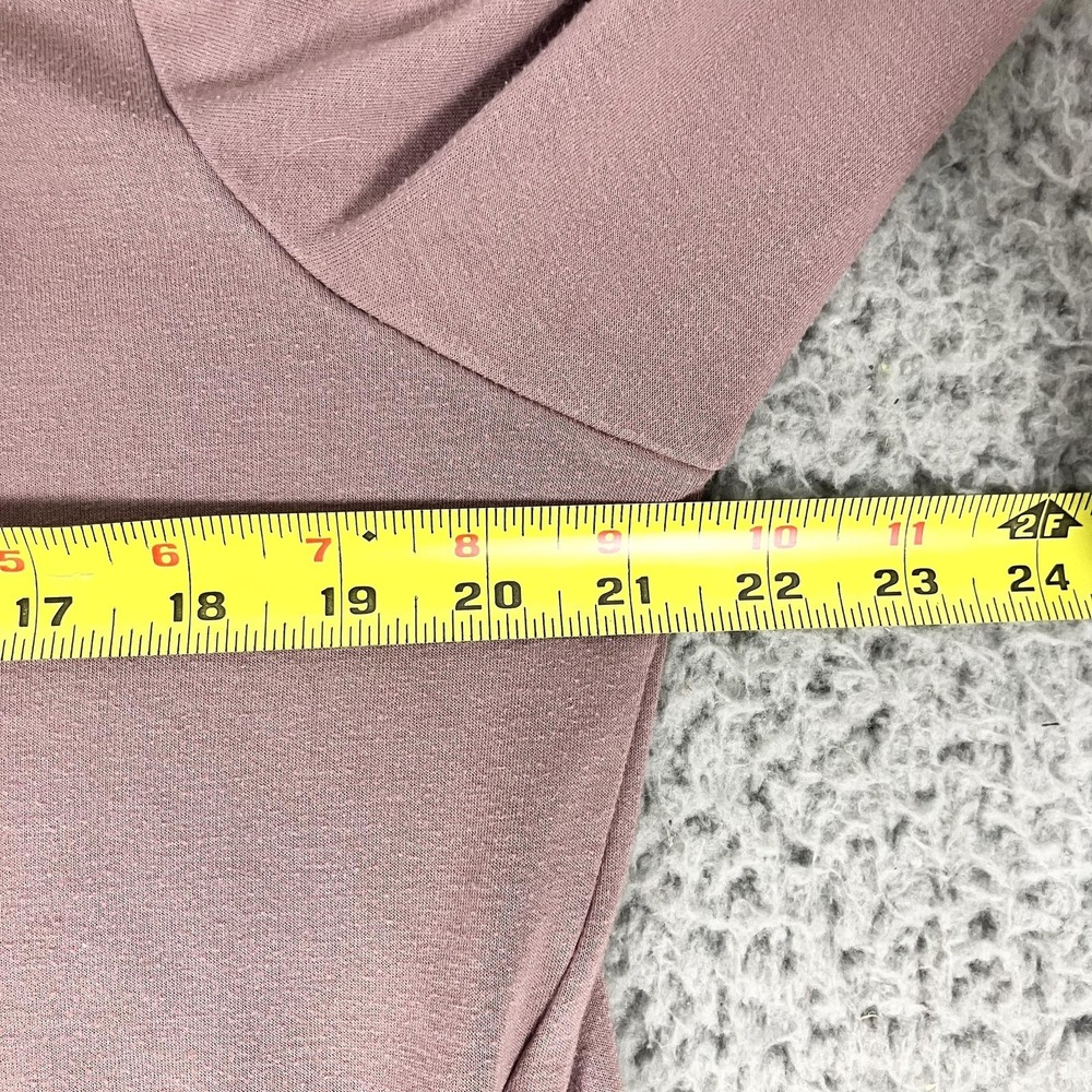 Free Fly Hoodie Sweatshirt Womens Large Pink Bamboo Fleece Stretch Lightweight - Picture 4 of 6